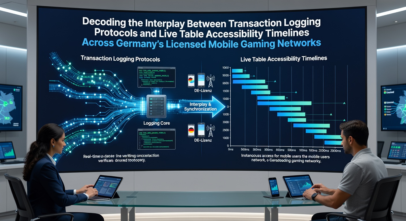 Technische Darstellung von Transaktionsprotokollen und Live-Tisch-Zugänglichkeit in deutschen Mobile-Gaming-Netzwerken