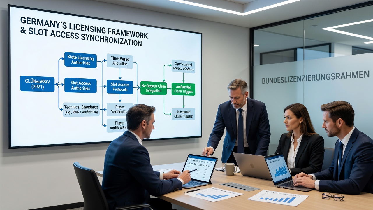 Mobile App-Oberfläche mit synchronisierten Slot-Zugriffen und No-Deposit-Boni unter GGL-Lizenz