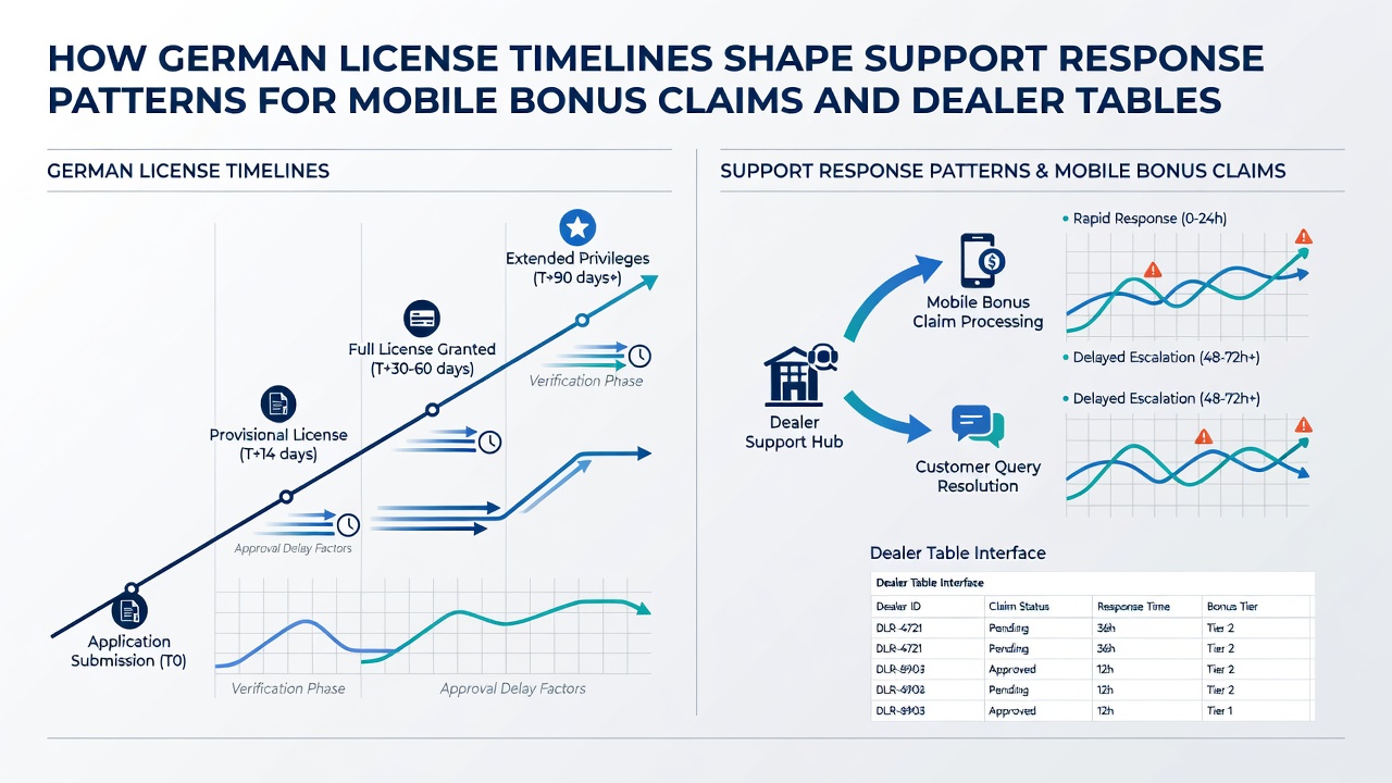 Analyse von Support-Reaktionsmustern in lizenzierten mobilen Umgebungen