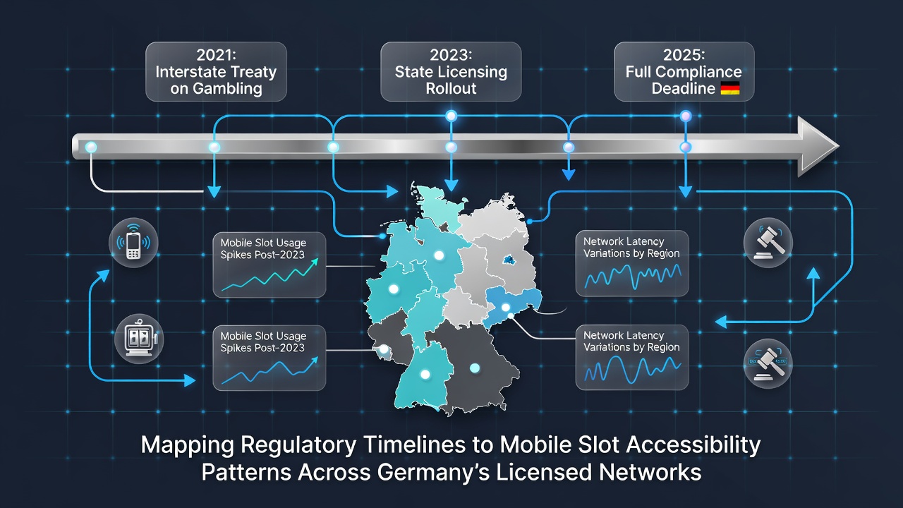 Visualisierung regulatorischer Zeitpläne und Slot-Zugangsmuster in mobilen Netzwerken