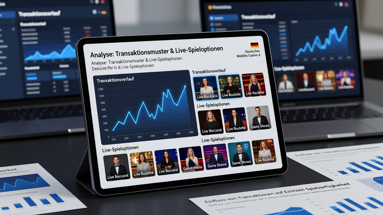 Visualisierung von Transaktionsmustern und Live-Game-Filtern